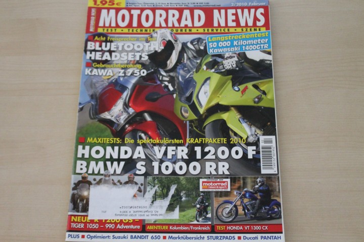Deckblatt Motorrad News (02/2010)